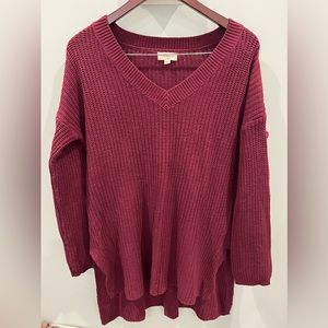 🍁Cranberry Tunic Sweater🍁
